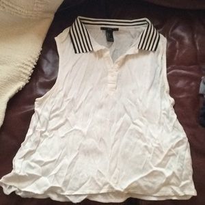 White crop top!